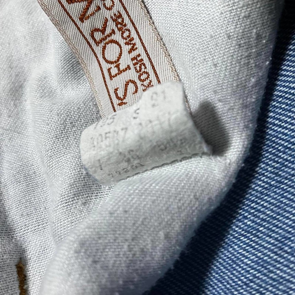 Vintage 70s Orange Tab Levi’s for Men with a skosh more comfort denim jeans - Picture 5 of 8